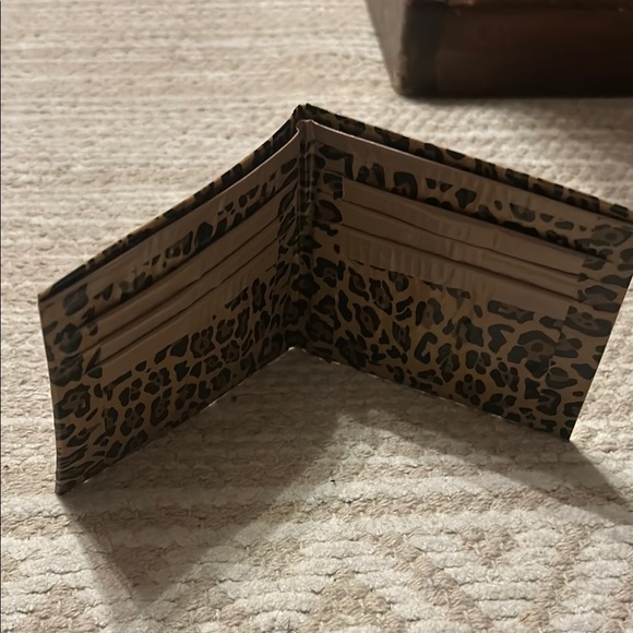 Leopard Print Duck Tape Wallet - Picture 1 of 4
